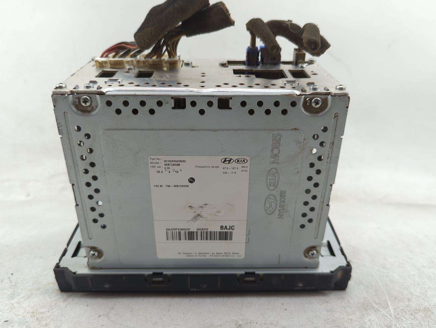 2017-2020 Kia Sedona Radio AM FM Cd Player Receiver Replacement P/N:96160A9AJ0WAC ADB10A9AN Fits Fits 2017 2018 2019 2020 OE