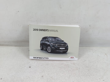 2019 Kia Sorento Owners Manual Book Guide P/N:KXG5-EU89F OEM Used Auto Parts - Oemusedautoparts1.com