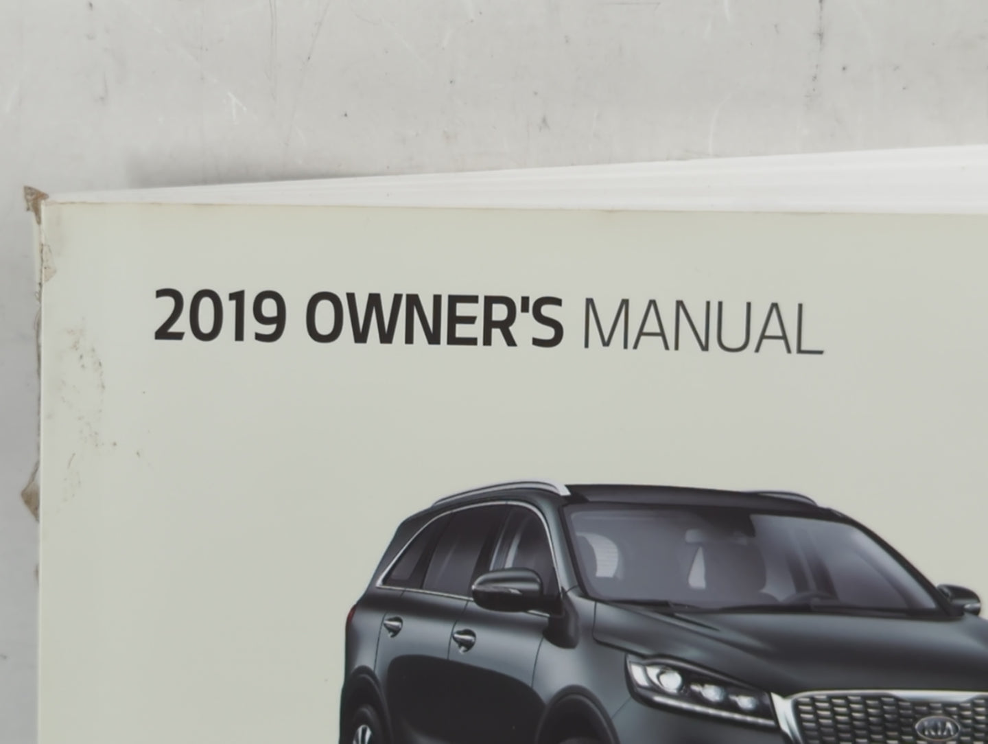2019 Kia Sorento Owners Manual Book Guide P/N:KXG5-EU81A OEM Used Auto Parts - Oemusedautoparts1.com