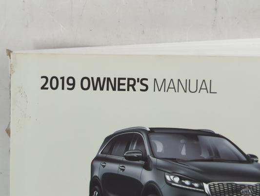 2019 Kia Sorento Owners Manual Book Guide P/N:KXG5-EU81A OEM Used Auto Parts