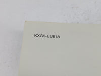 2019 Kia Sorento Owners Manual Book Guide P/N:KXG5-EU81A OEM Used Auto Parts - Oemusedautoparts1.com