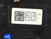 2019 Kia Sorento Climate Control Module Temperature AC/Heater Replacement P/N:97250-C6AA0 Fits OEM Used Auto Parts - Oemused