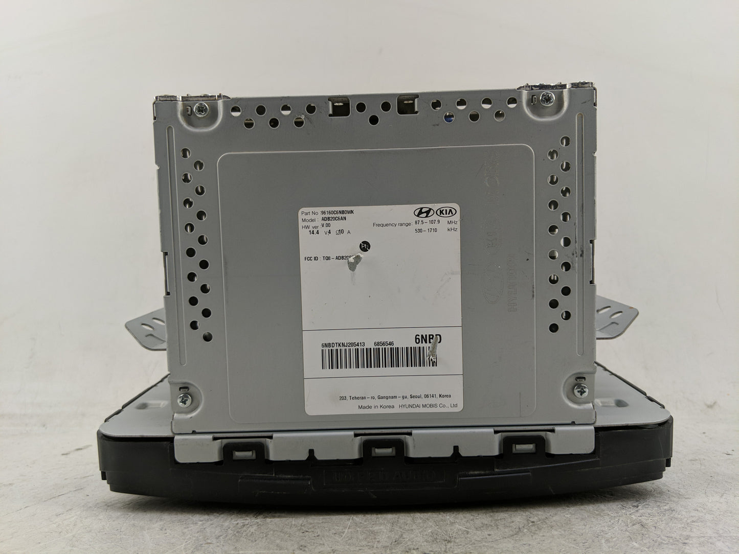 2019 Kia Sorento Radio AM FM Cd Player Receiver Replacement Fits OEM Used Auto Parts - Oemusedautoparts1.com