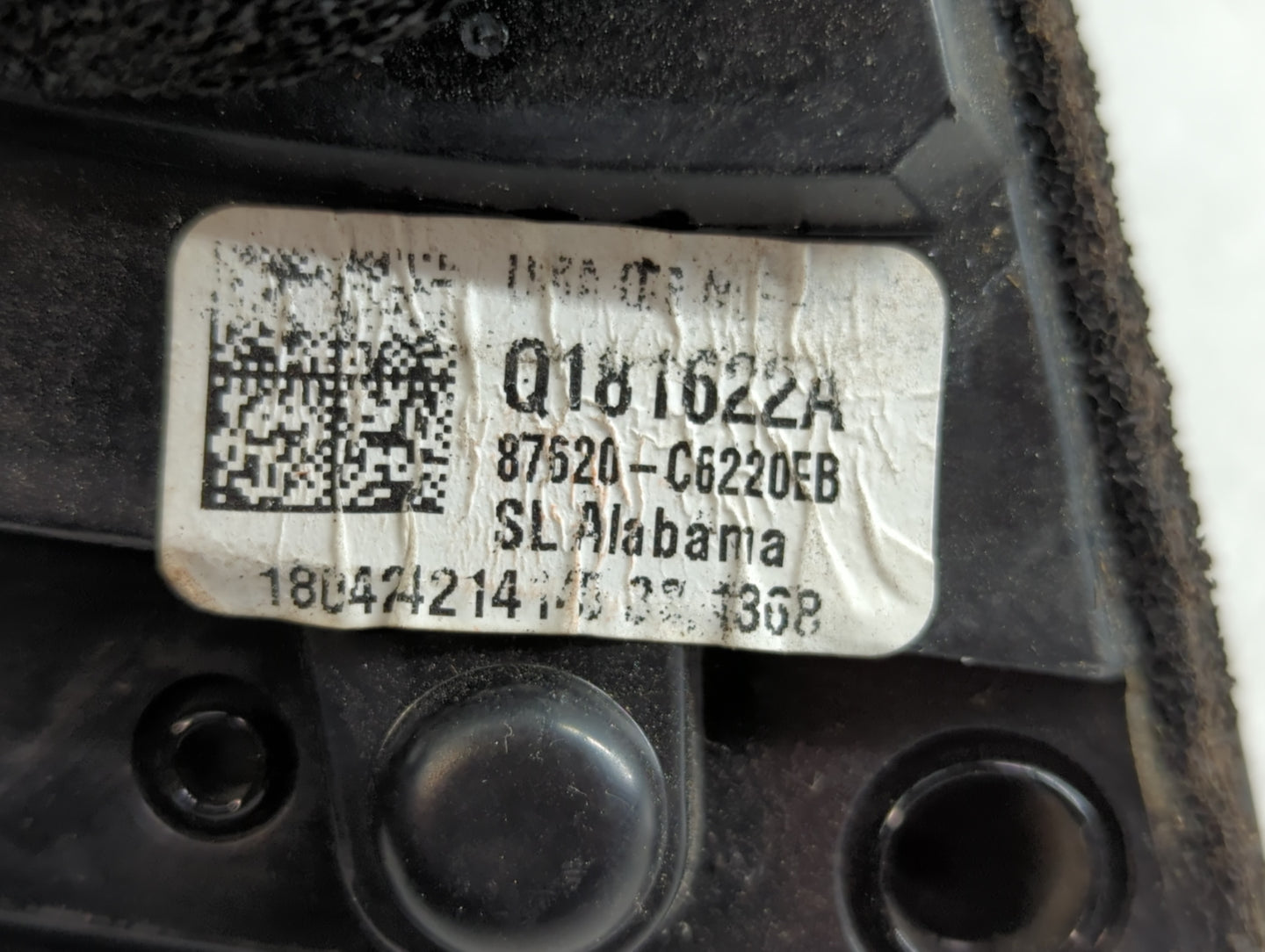 2017-2020 Kia Sorento Side Mirror Replacement Passenger Right View Door Mirror P/N:87620-C6220EB Q181622T Fits OEM Used Auto