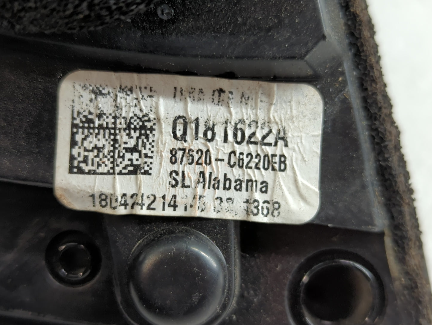 2017-2020 Kia Sorento Side Mirror Replacement Passenger Right View Door Mirror P/N:87620-C6220EB Q181622T Fits OEM Used Auto