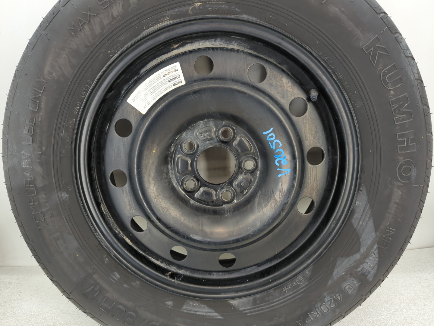 2011-2020 Kia Sorento Spare Donut Tire Wheel Rim Oem - Oemusedautoparts1.com