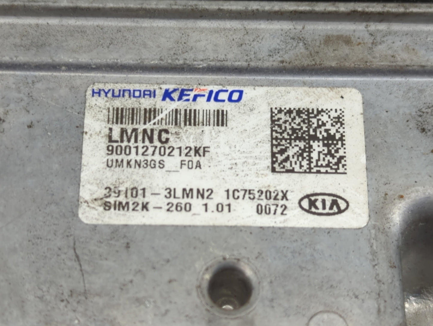 2019-2020 Kia Sorento PCM Engine Control Computer ECU ECM PCU OEM P/N:9001270212KF Fits Fits 2019 2020 OEM Used Auto Parts -