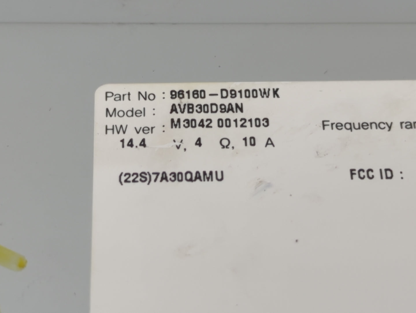 2019 Kia Sorento Information Display Screen - Oemusedautoparts1.com