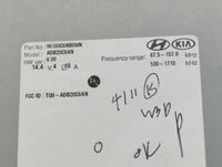 2019-2020 Kia Sorento Radio AM FM Cd Player Receiver Replacement P/N:96160C6NB0WK ADB20C6AN, TQ8-ADB20C6AN Fits Fits 2019 20