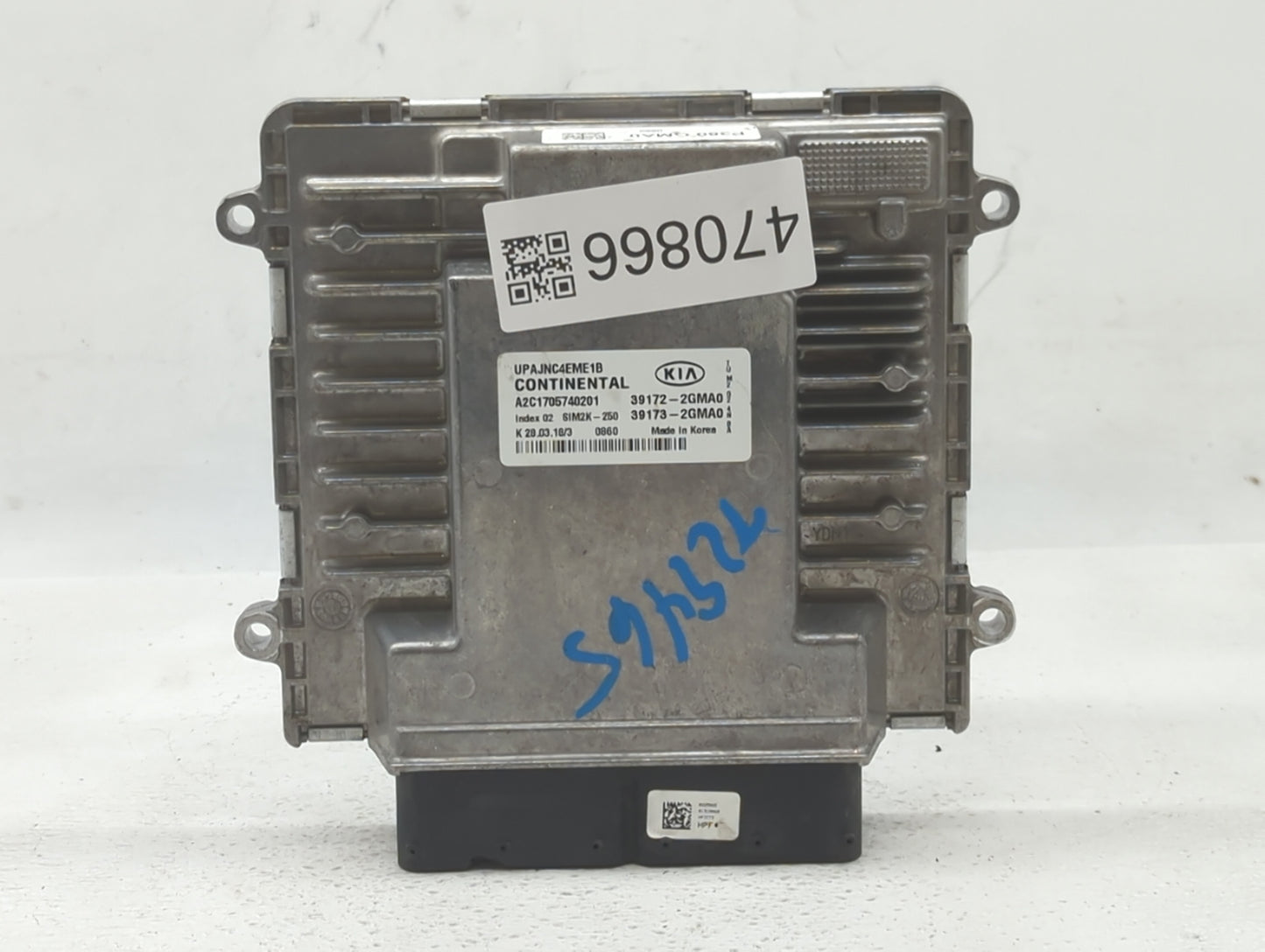 2019-2020 Kia Sorento PCM Engine Control Computer ECU ECM PCU OEM P/N:39173-2GMA0 39172-2GMA0, 39199-2G051 Fits Fits 2019 20