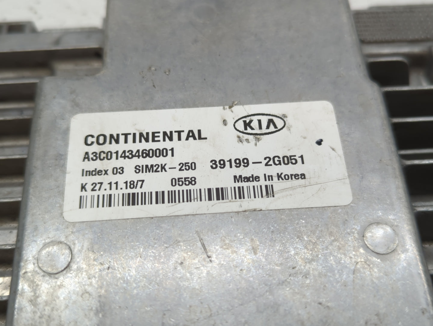 2019-2020 Kia Sorento PCM Engine Control Computer ECU ECM PCU OEM P/N:39199-2G051 Fits Fits 2019 2020 OEM Used Auto Parts - 