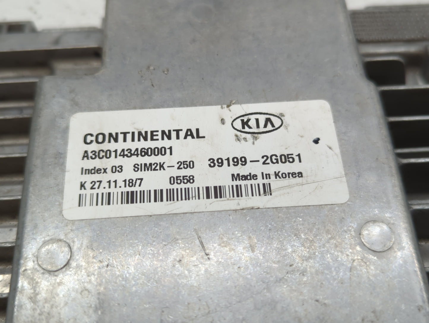 2019-2020 Kia Sorento PCM Engine Control Computer ECU ECM PCU OEM P/N:39199-2G051 Fits Fits 2019 2020 OEM Used Auto Parts - 