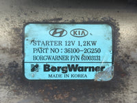 2016-2020 Kia Sorento Car Starter Motor Solenoid OEM P/N:36100-2G250 Fits Fits 2015 2016 2017 2018 2019 2020 OEM Used Auto P