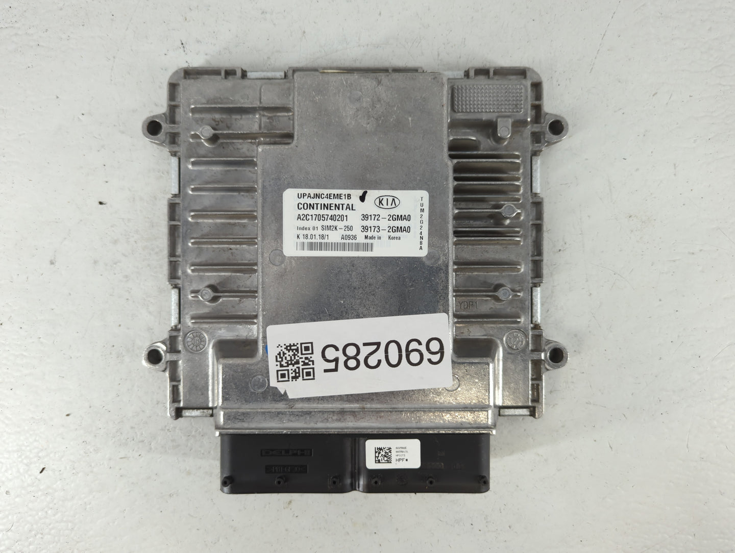 2019-2020 Kia Sorento PCM Engine Control Computer ECU ECM PCU OEM P/N:39173-2GMA0 39172-2GMA0 Fits Fits 2019 2020 OEM Used A