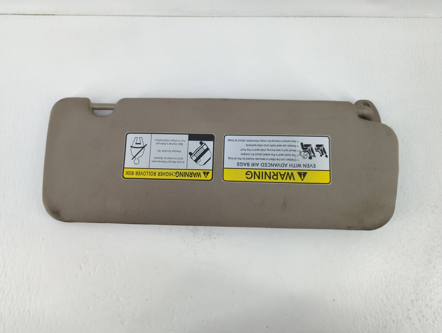 2016-2020 Kia Sorento Sun Visor Shade Replacement Driver Left Mirror Fits Fits 2016 2017 2018 2019 2020 OEM Used Auto Parts 
