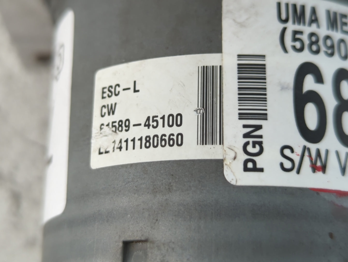 2019-2020 Kia Sorento ABS Pump Control Module Replacement P/N:61589-45100 58900-C6210 Fits Fits 2019 2020 OEM Used Auto Part