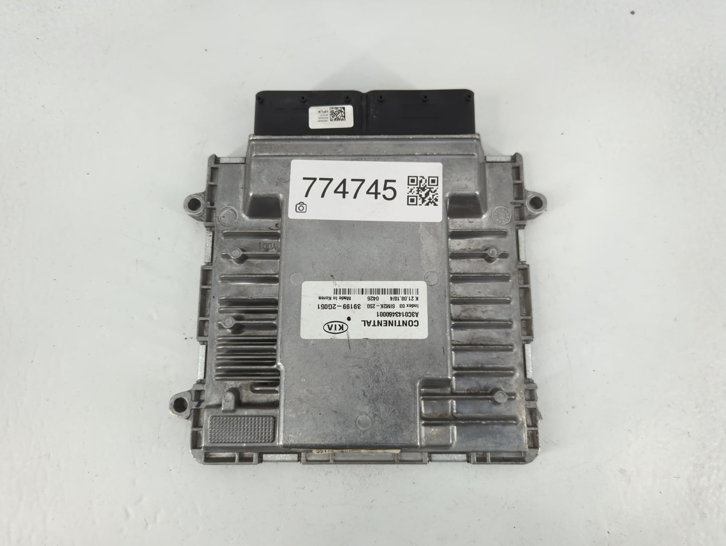 2019-2020 Kia Sorento PCM Engine Control Computer ECU ECM PCU OEM P/N:A3C0143460001 39199-2G051 Fits Fits 2019 2020 OEM Used