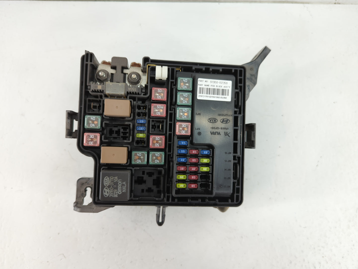 2017-2019 Kia Soul Fusebox Fuse Box Panel Relay Module P/N:91950-B2330 Fits Fits 2017 2018 2019 OEM Used Auto Parts - Oemuse