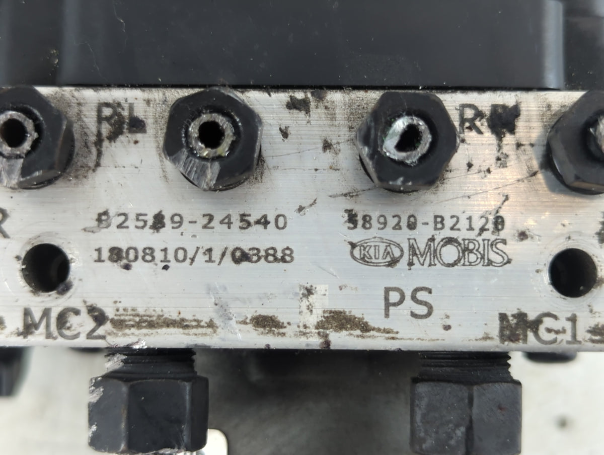 2017-2019 Kia Soul Anti-Lock Brake ABS Pump Module Actuator OEM P/N:58920-B2120 2589-24540 Fits Fits 2017 2018 2019 OEM Used