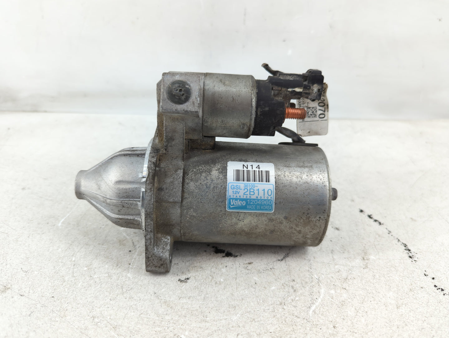 2014-2019 Kia Soul Car Starter Motor Solenoid OEM P/N:36100-2B110 Fits Fits 2014 2015 2016 2017 2018 2019 OEM Used Auto Part