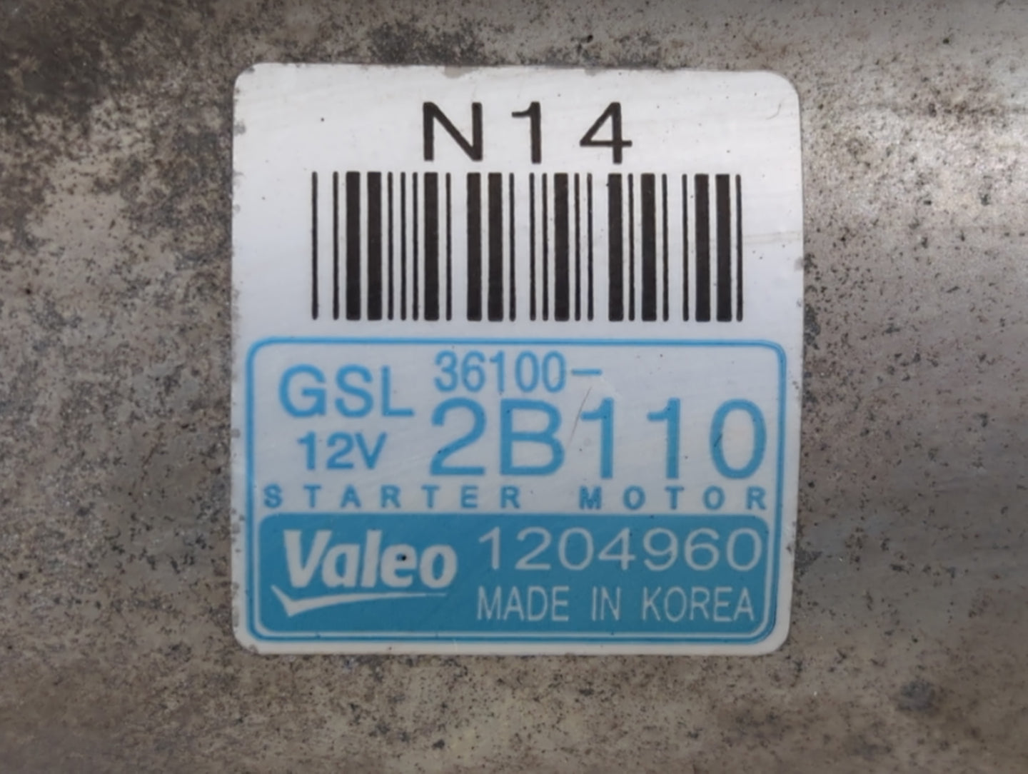 2014-2019 Kia Soul Car Starter Motor Solenoid OEM P/N:36100-2B110 Fits Fits 2014 2015 2016 2017 2018 2019 OEM Used Auto Part