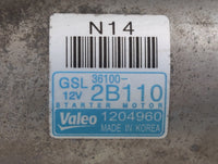 2014-2019 Kia Soul Car Starter Motor Solenoid OEM P/N:36100-2B110 Fits Fits 2014 2015 2016 2017 2018 2019 OEM Used Auto Part