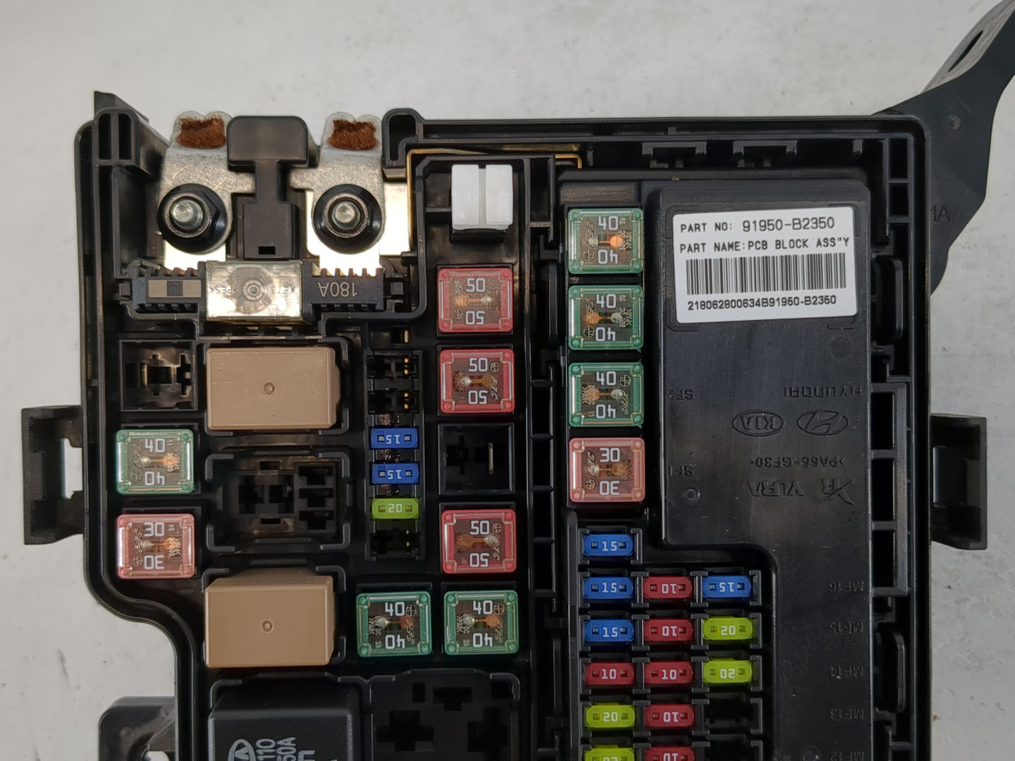 2017-2019 Kia Soul Fusebox Fuse Box Panel Relay Module P/N:91950-B2350 Fits Fits 2017 2018 2019 OEM Used Auto Parts - Oemuse