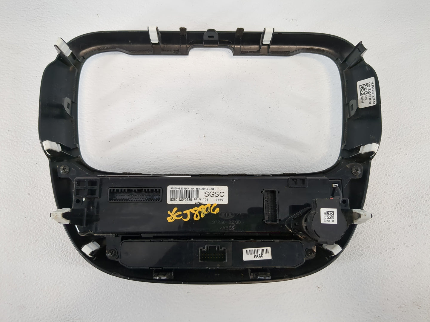 2017-2019 Kia Soul Climate Control Module Temperature AC/Heater Replacement P/N:97250-B2GS1CA Fits Fits 2017 2018 2019 OEM U