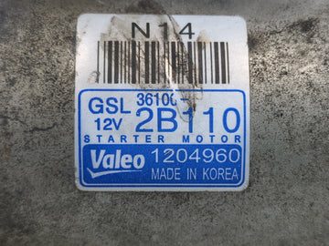 2014-2019 Kia Soul Car Starter Motor Solenoid OEM P/N:36100-2B110 Fits Fits 2014 2015 2016 2017 2018 2019 OEM Used Auto Parts