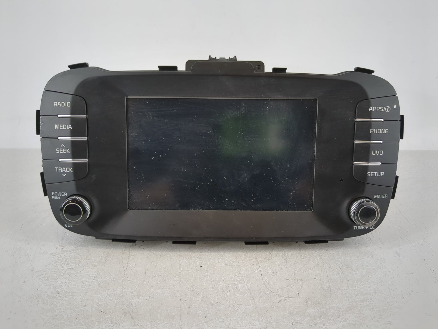 2017-2019 Kia Soul Radio AM FM Cd Player Receiver Replacement P/N:96160-B2310CA Fits Fits 2017 2018 2019 OEM Used Auto Parts