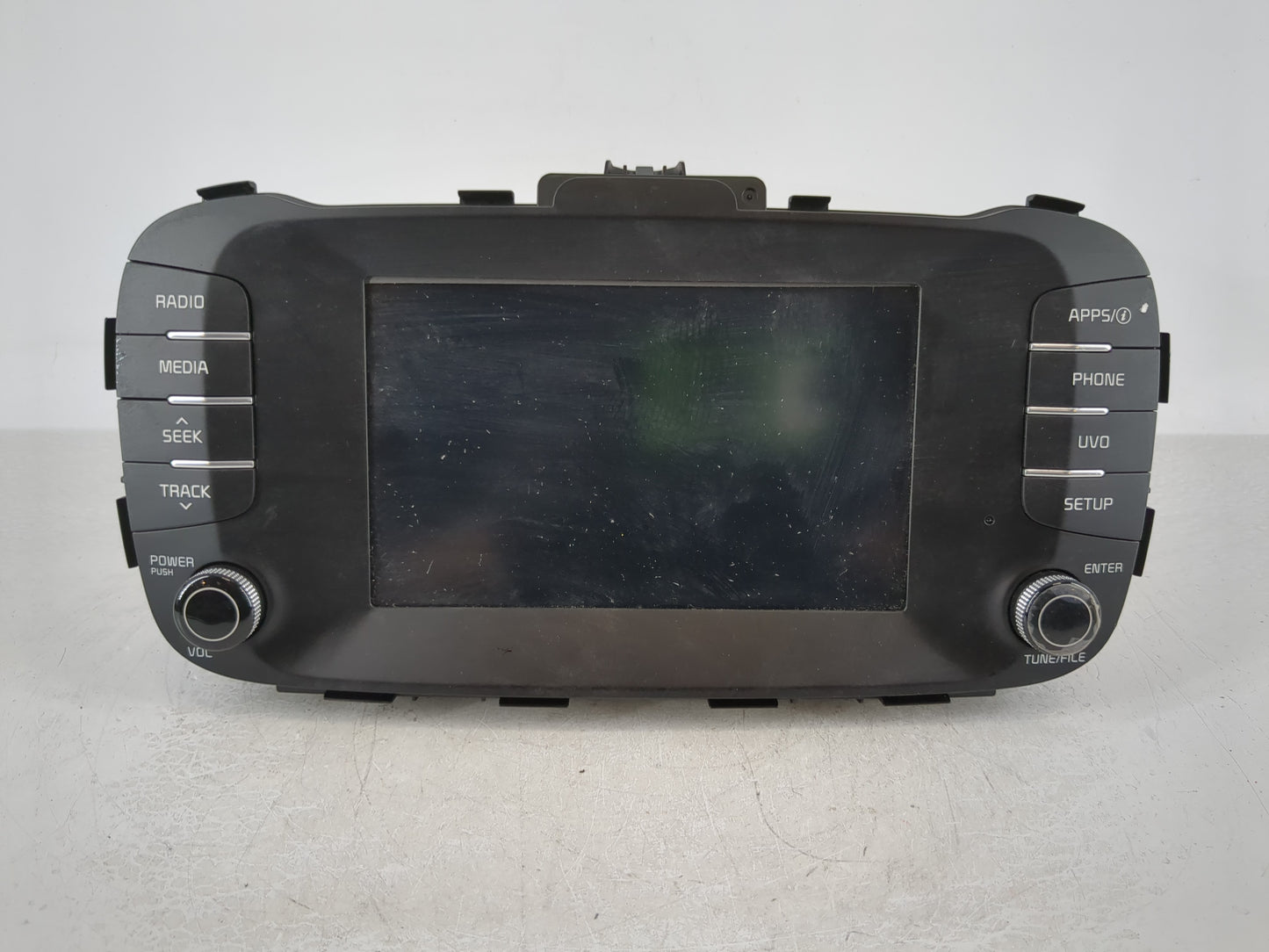 2017-2019 Kia Soul Radio AM FM Cd Player Receiver Replacement P/N:96160-B2310CA Fits Fits 2017 2018 2019 OEM Used Auto Parts