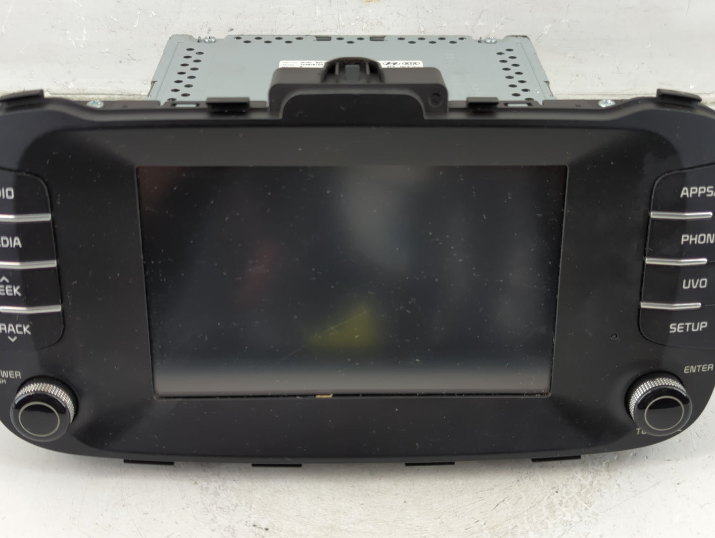 2017-2019 Kia Soul Radio AM FM Cd Player Receiver Replacement P/N:96160-B2310CA Fits Fits 2017 2018 2019 OEM Used Auto Parts