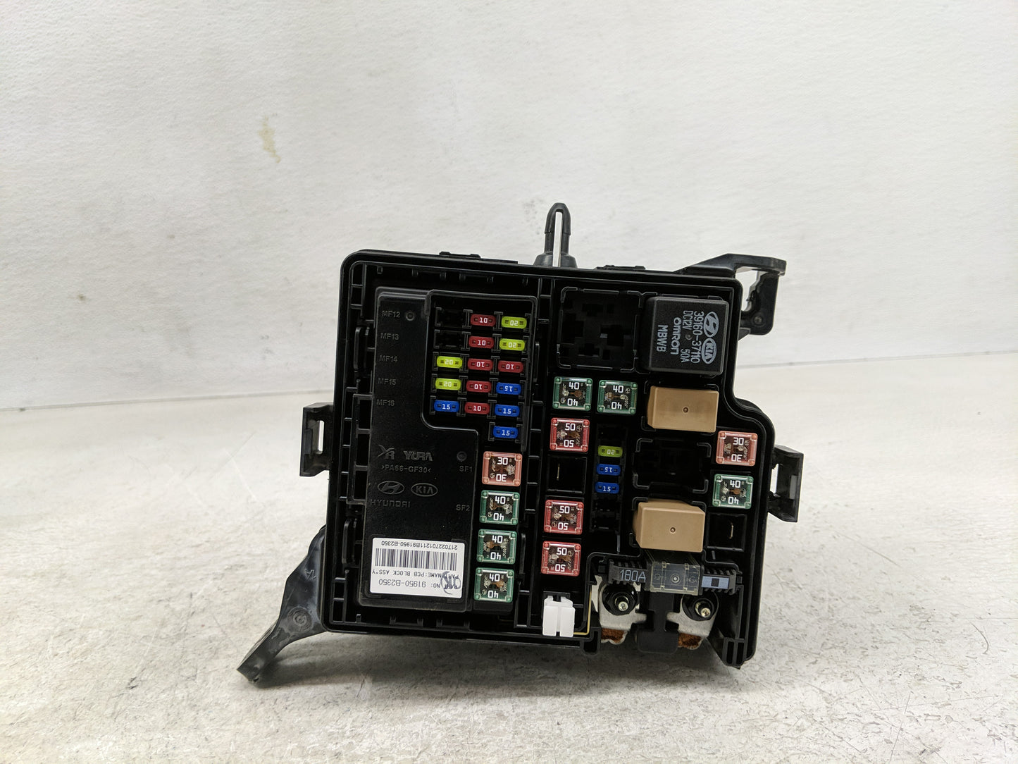 2017-2019 Kia Soul Fusebox Fuse Box Panel Relay Module P/N:91950-B2350 Fits Fits 2017 2018 2019 OEM Used Auto Parts - Oemuse