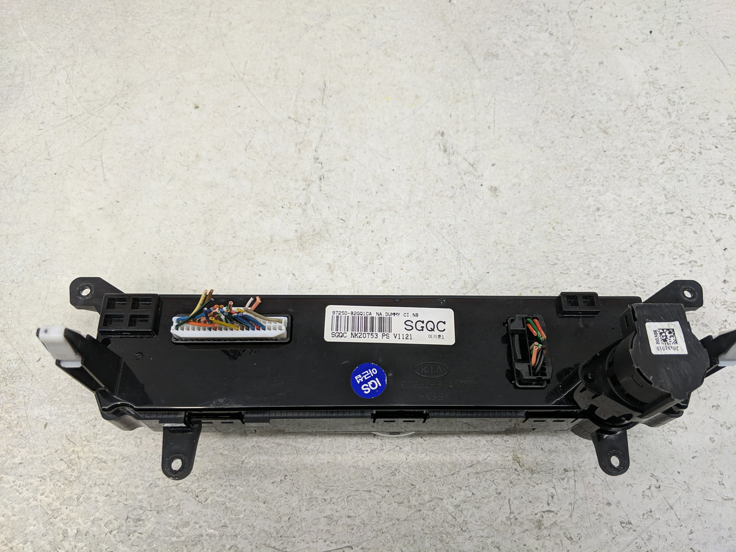 2017-2019 Kia Soul Climate Control Module Temperature AC/Heater Replacement P/N:97250-82GQ1CA Fits Fits 2017 2018 2019 OEM U
