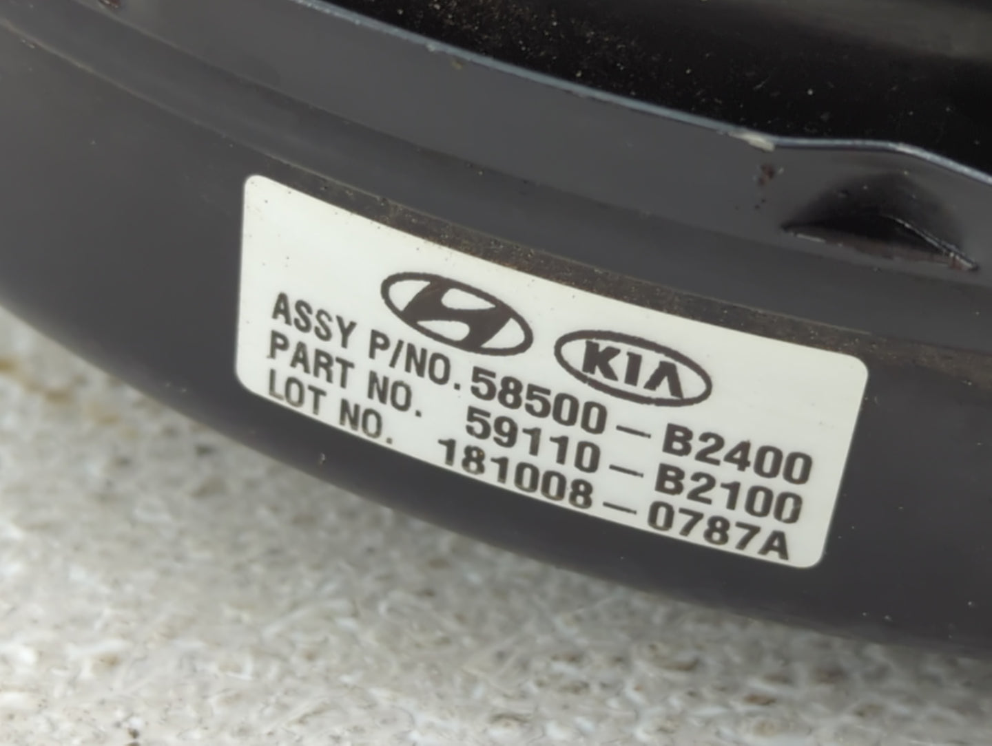 2017-2019 Kia Soul Power Brake Booster Oem - Oemusedautoparts1.com