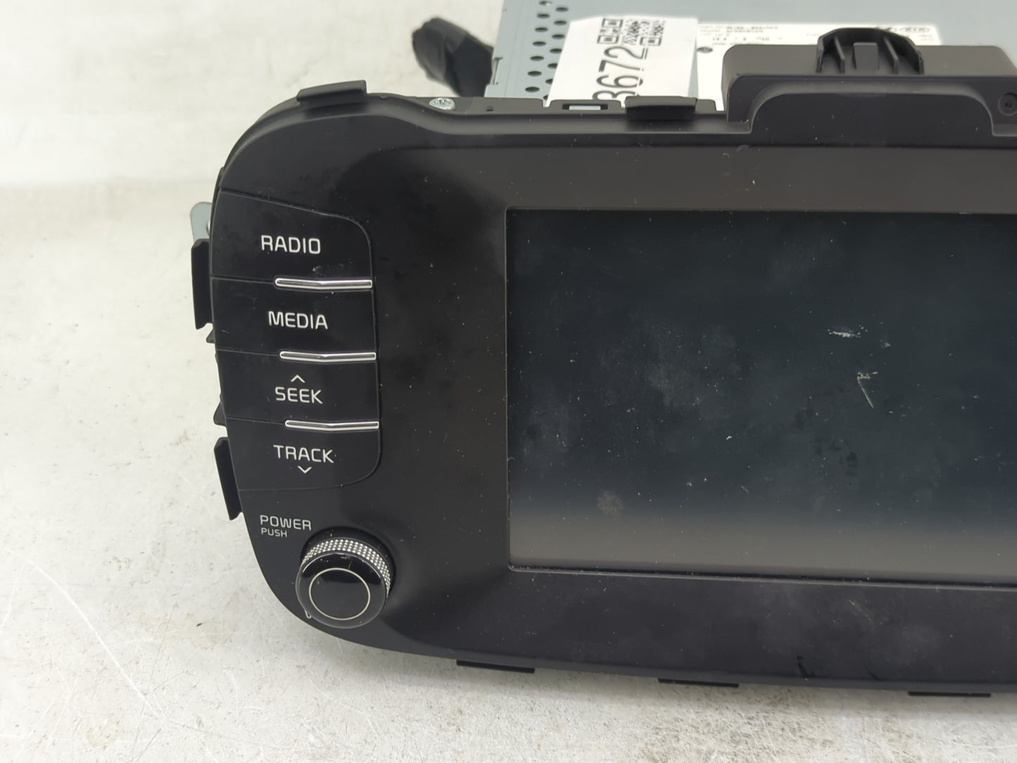 2017-2019 Kia Soul Radio AM FM Cd Player Receiver Replacement P/N:96160-B2310CA Fits Fits 2017 2018 2019 OEM Used Auto Parts