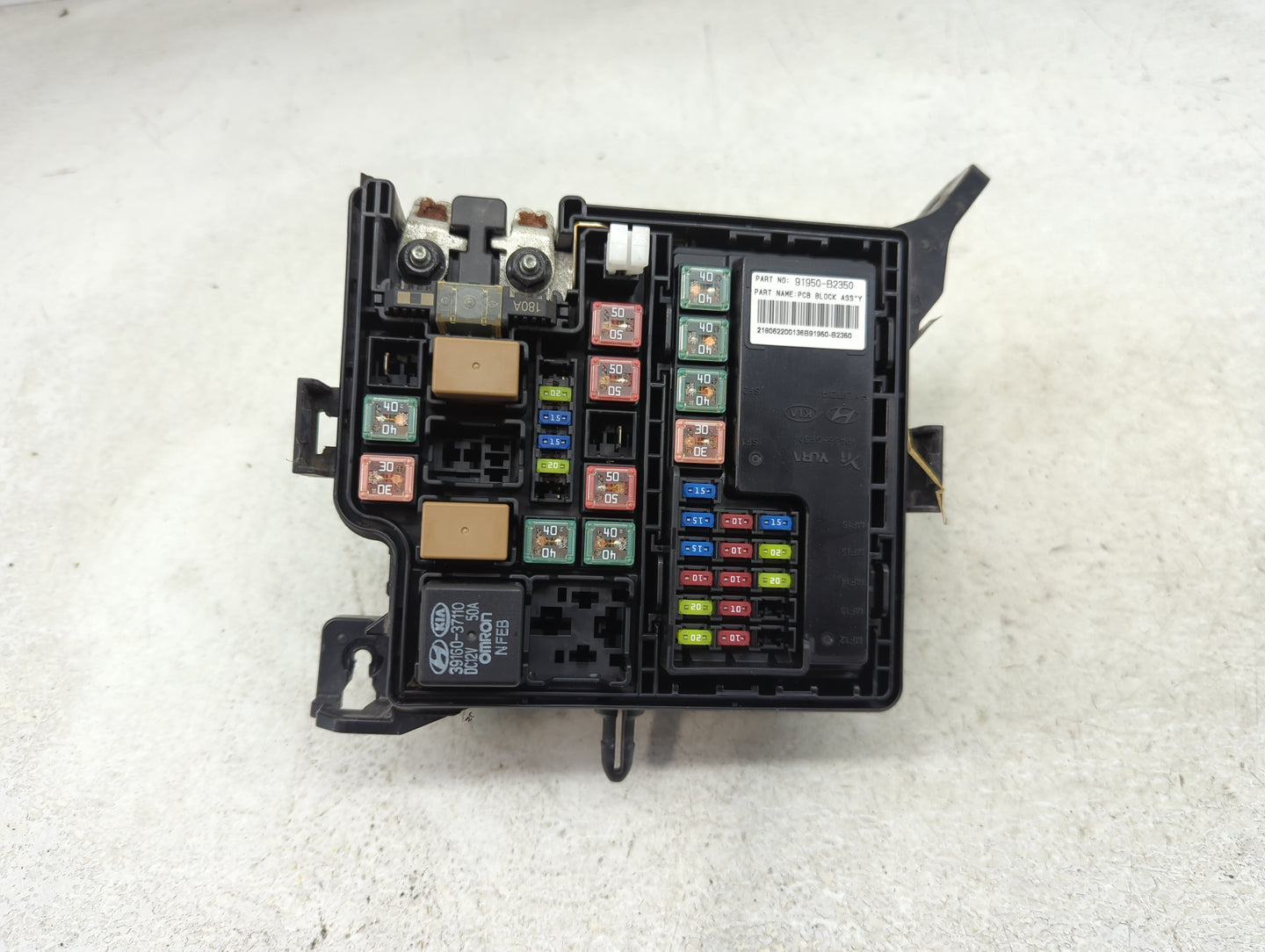 2017-2019 Kia Soul Fusebox Fuse Box Panel Relay Module P/N:91950-B2330 Fits Fits 2017 2018 2019 OEM Used Auto Parts - Oemuse
