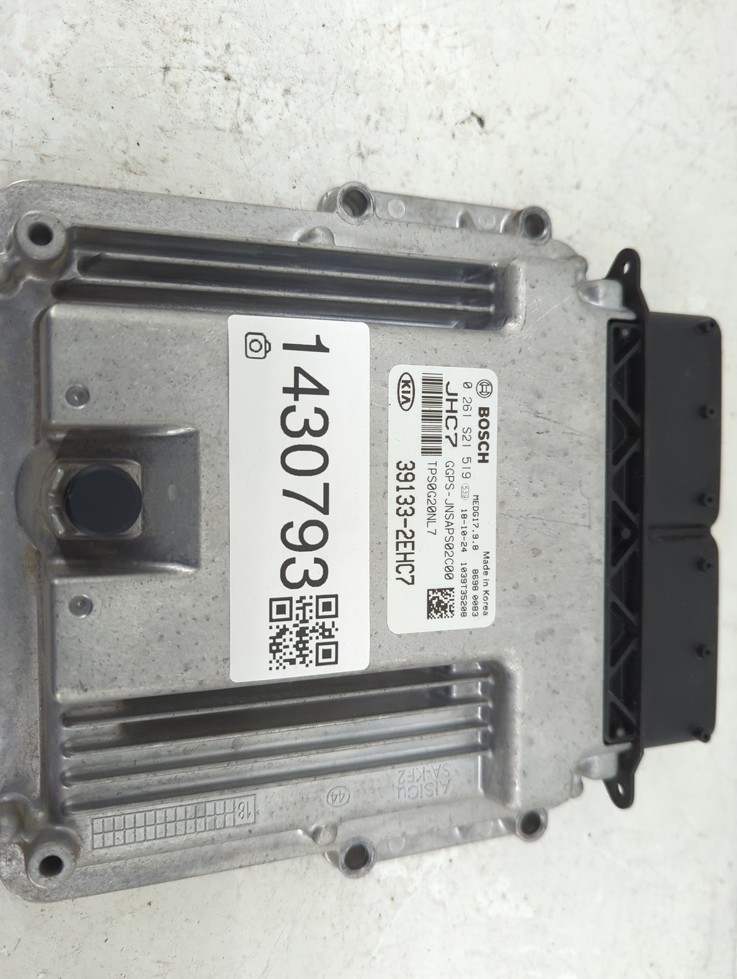 2019 Kia Soul PCM Engine Control Computer ECU ECM PCU OEM P/N:39133-2EHC7 Fits OEM Used Auto Parts - Oemusedautoparts1.com