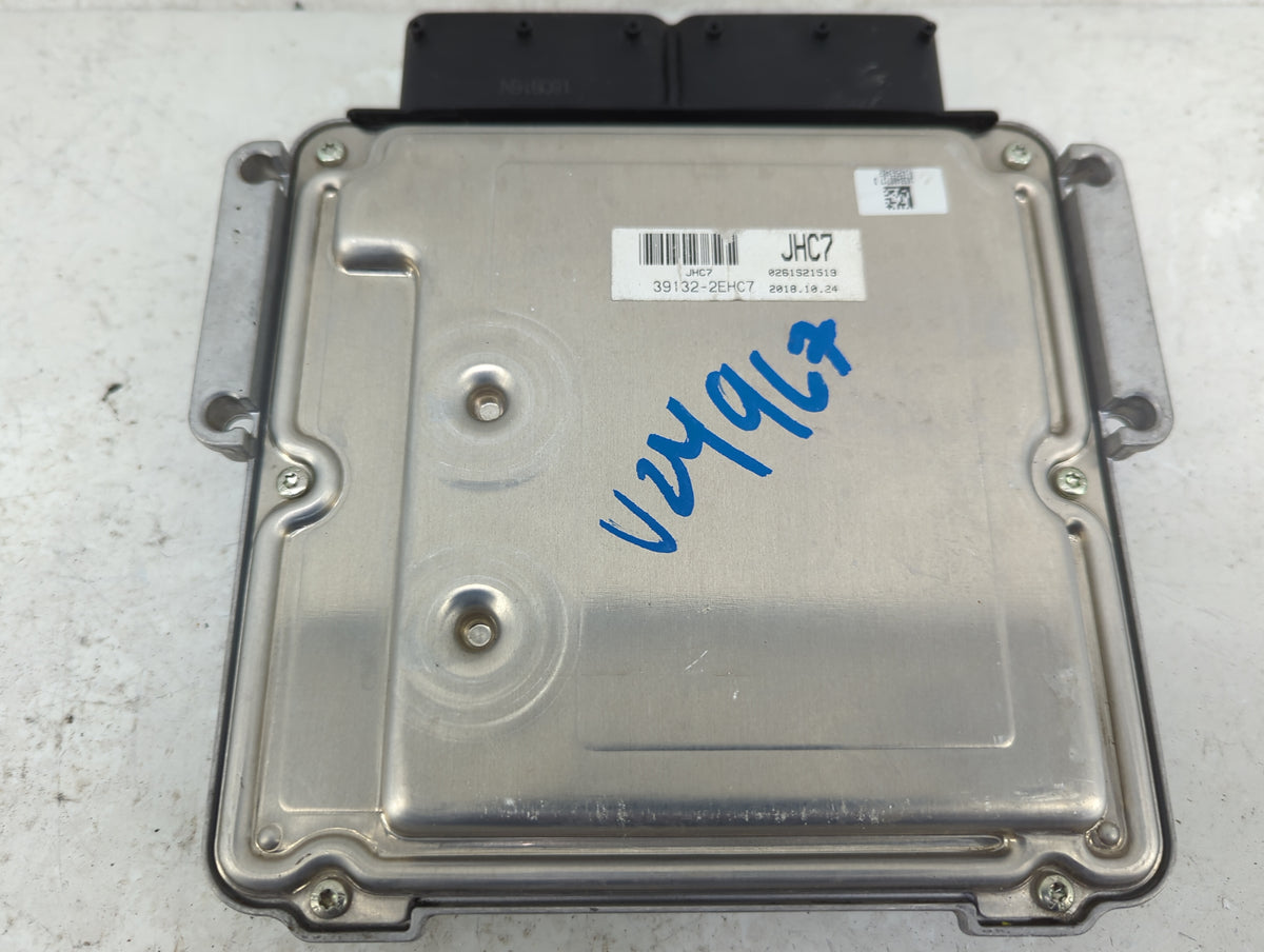 2019 Kia Soul PCM Engine Control Computer ECU ECM PCU OEM P/N:39133-2EHC7 OEM Used Auto Parts - Oemusedautoparts1.com
