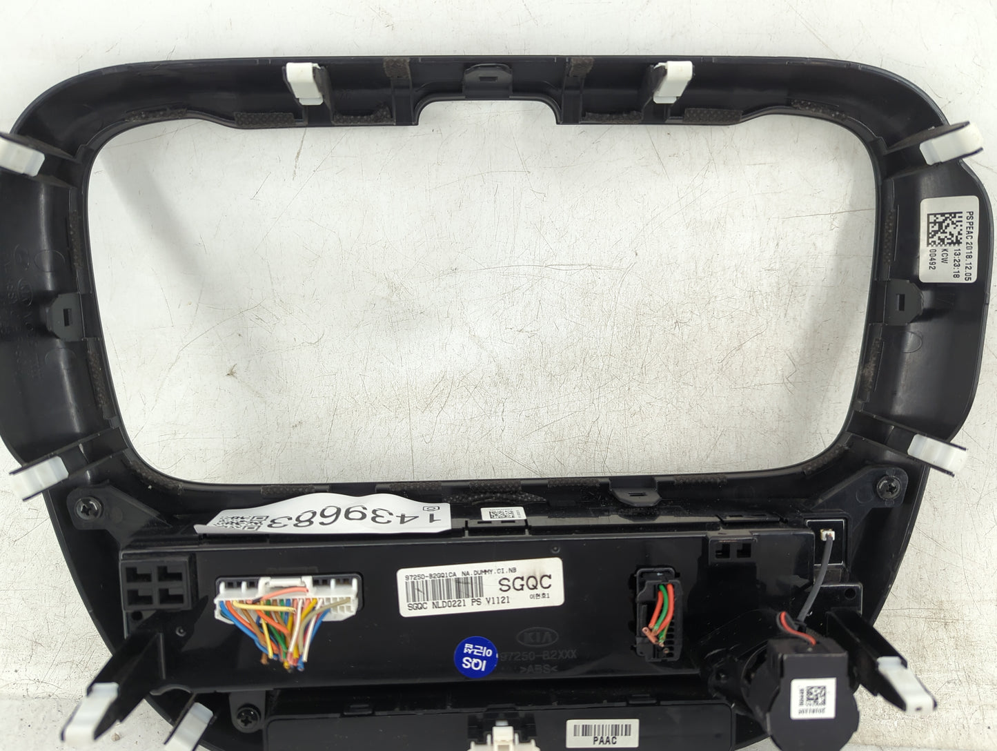 2017-2019 Kia Soul Climate Control Module Temperature AC/Heater Replacement P/N:97250-B2GQ1CA Fits Fits 2017 2018 2019 OEM U