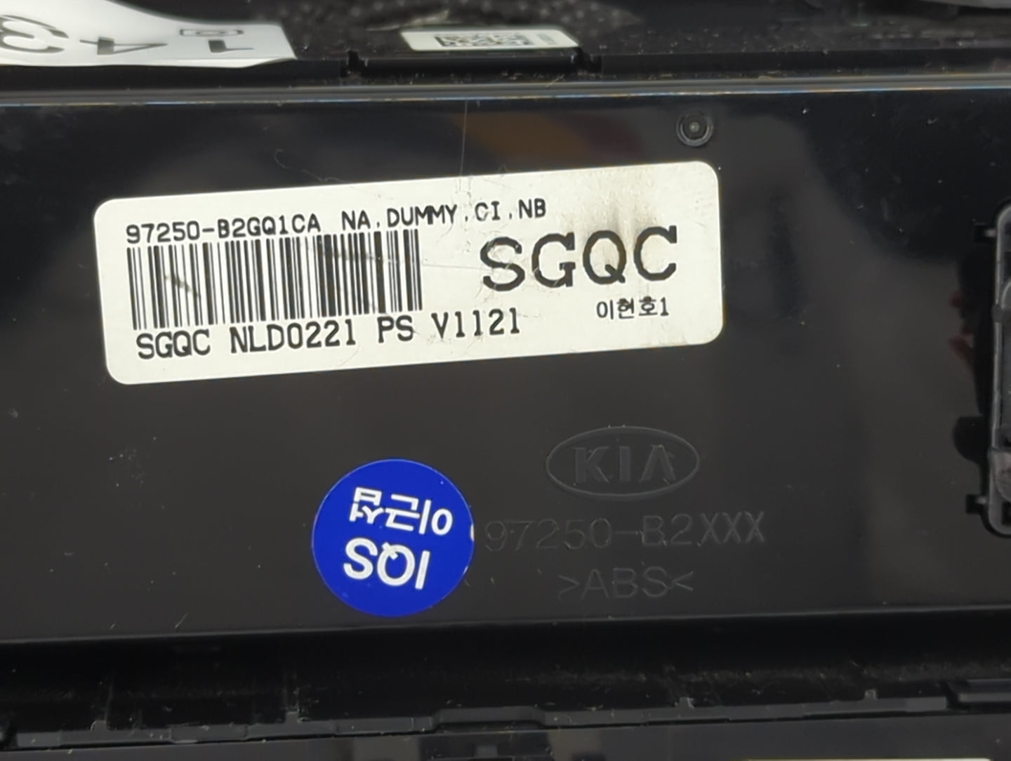 2017-2019 Kia Soul Climate Control Module Temperature AC/Heater Replacement P/N:97250-B2GQ1CA Fits Fits 2017 2018 2019 OEM U