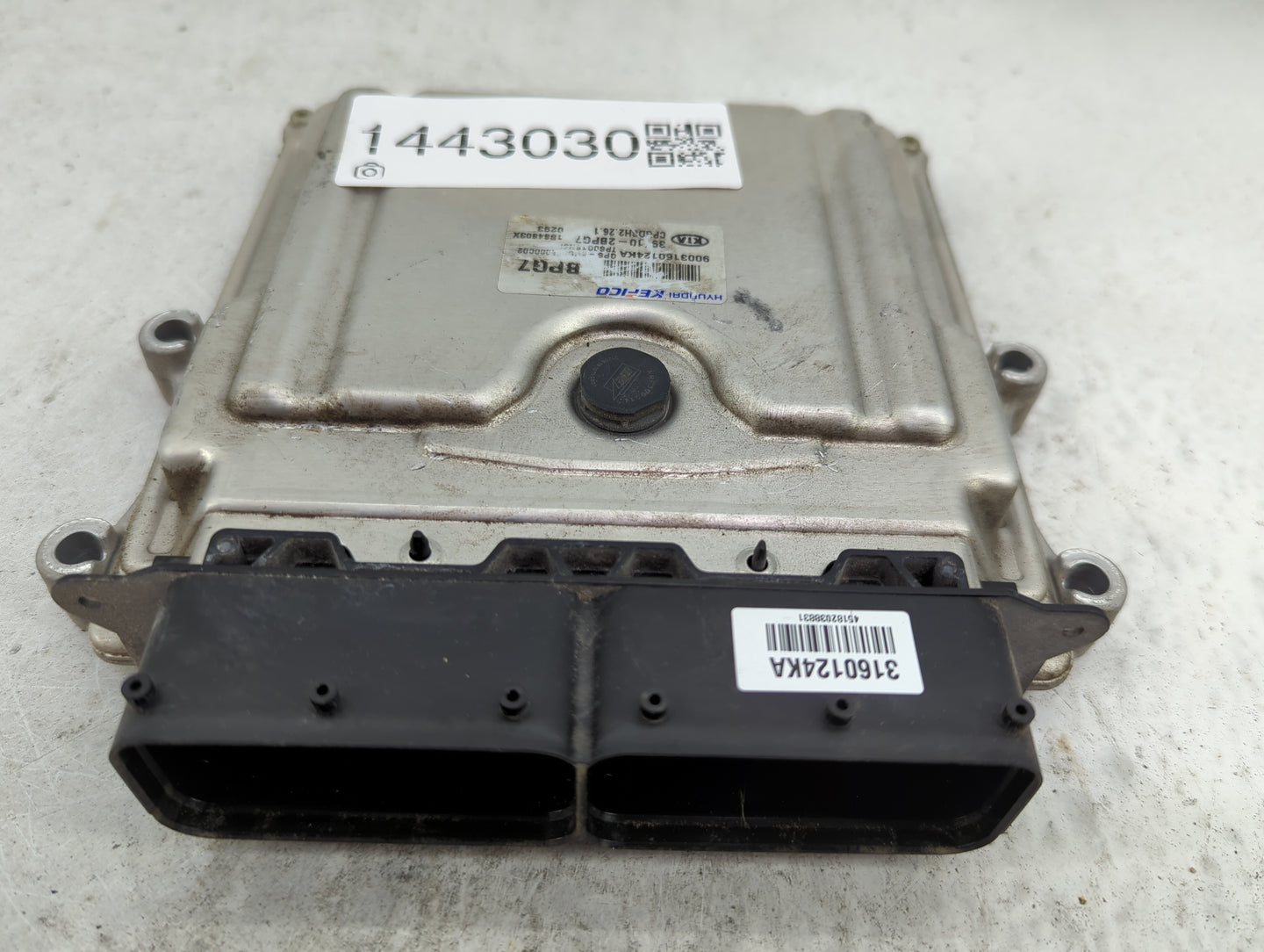 2017-2019 Kia Soul PCM Engine Control Computer ECU ECM PCU OEM P/N:39101-2BPG7 39110-2BPG7, 9003160124KA Fits Fits 2017 2018