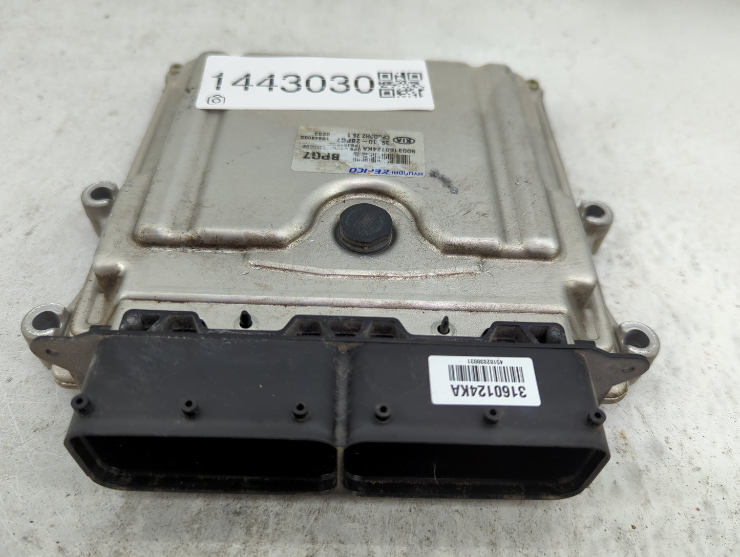 2017-2019 Kia Soul PCM Engine Control Computer ECU ECM PCU OEM P/N:39101-2BPG7 39110-2BPG7, 9003160124KA Fits Fits 2017 2018