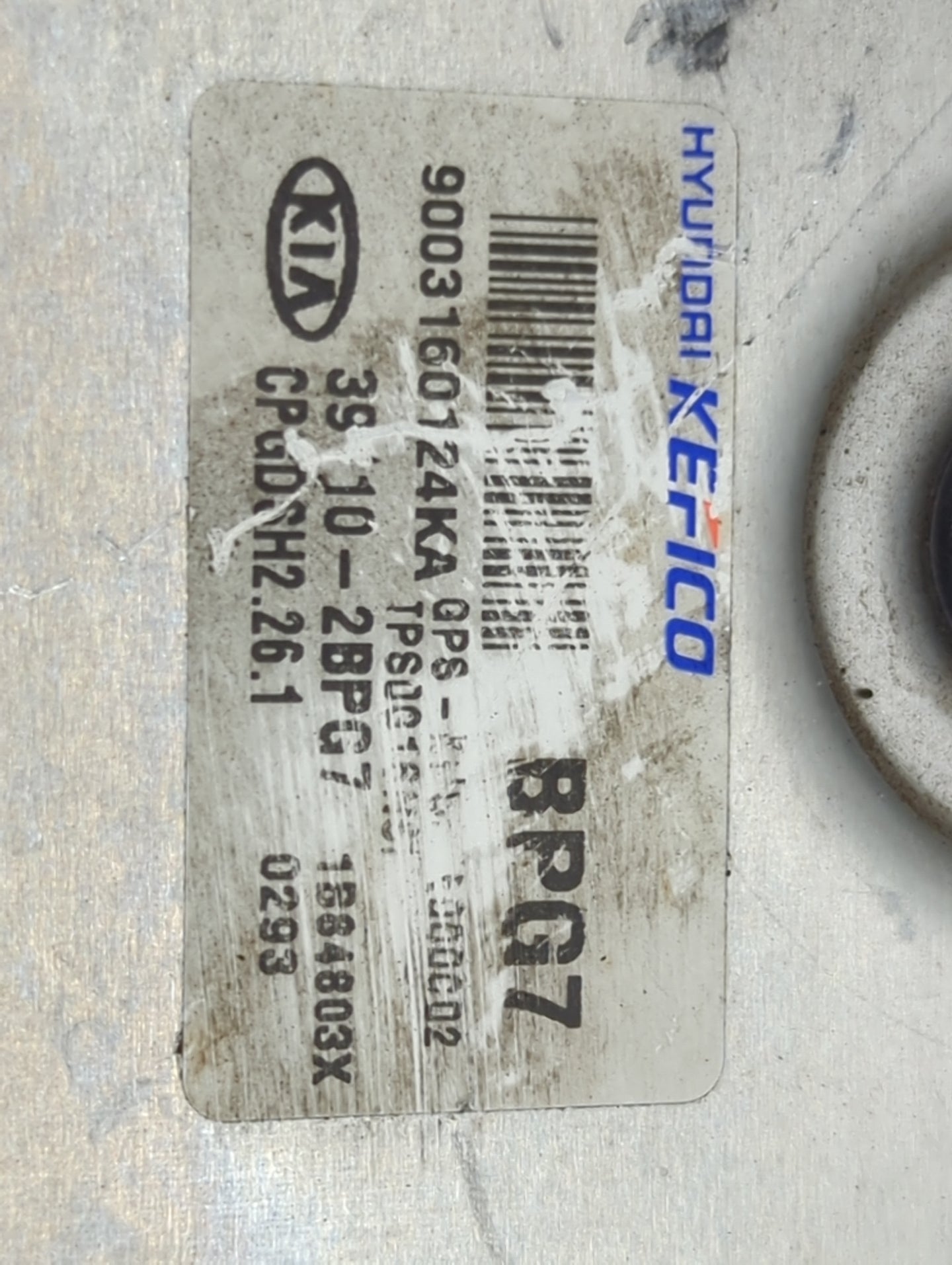2017-2019 Kia Soul PCM Engine Control Computer ECU ECM PCU OEM P/N:39101-2BPG7 39110-2BPG7, 9003160124KA Fits Fits 2017 2018