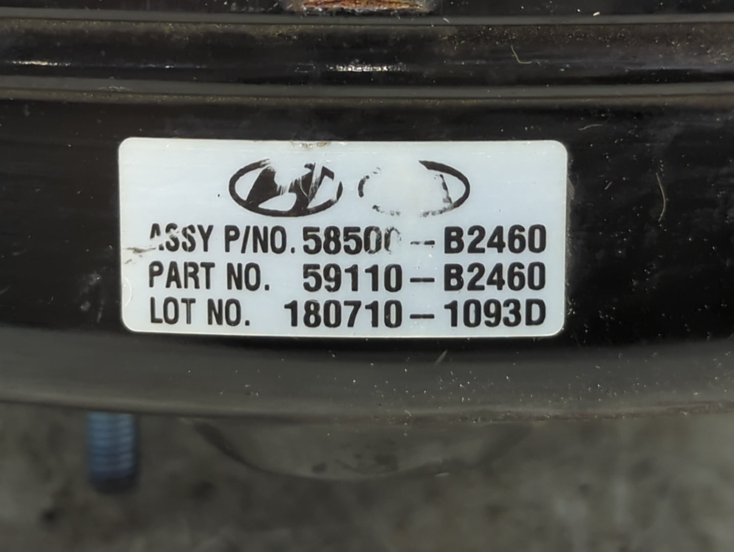 2017-2019 Kia Soul Power Brake Booster Oem 1450759 - Oemusedautoparts1.com