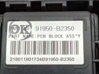 2017-2019 Kia Soul Fusebox Fuse Box Panel Relay Module P/N:91950-B2350 Fits Fits 2017 2018 2019 OEM Used Auto Parts - Oemuse