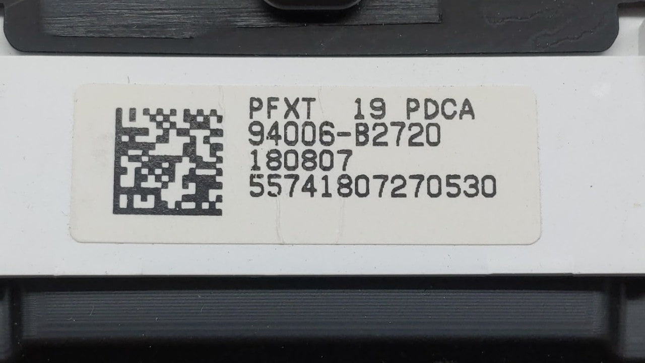 2017-2019 Kia Soul Instrument Cluster Speedometer Gauges P/N:94006-92720 94006-B2720 Fits Fits 2017 2018 2019 OEM Used Auto 