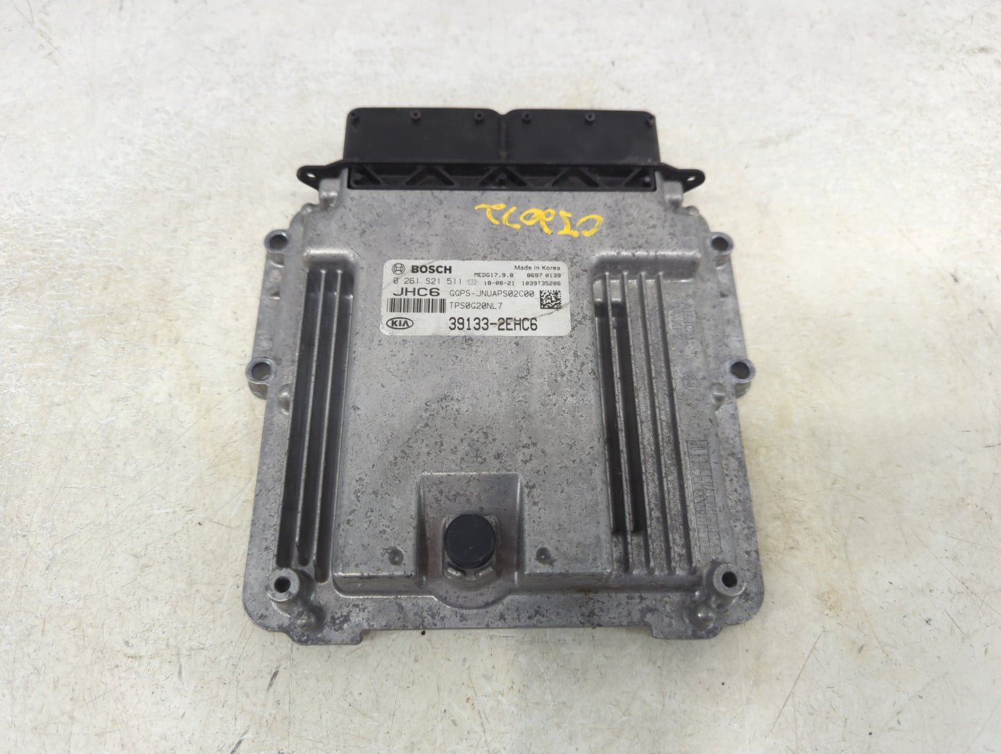 2019 Kia Soul PCM Engine Control Computer ECU ECM PCU OEM P/N:0 261 S21 511 39133-2EHC6 Fits OEM Used Auto Parts - Oemusedau