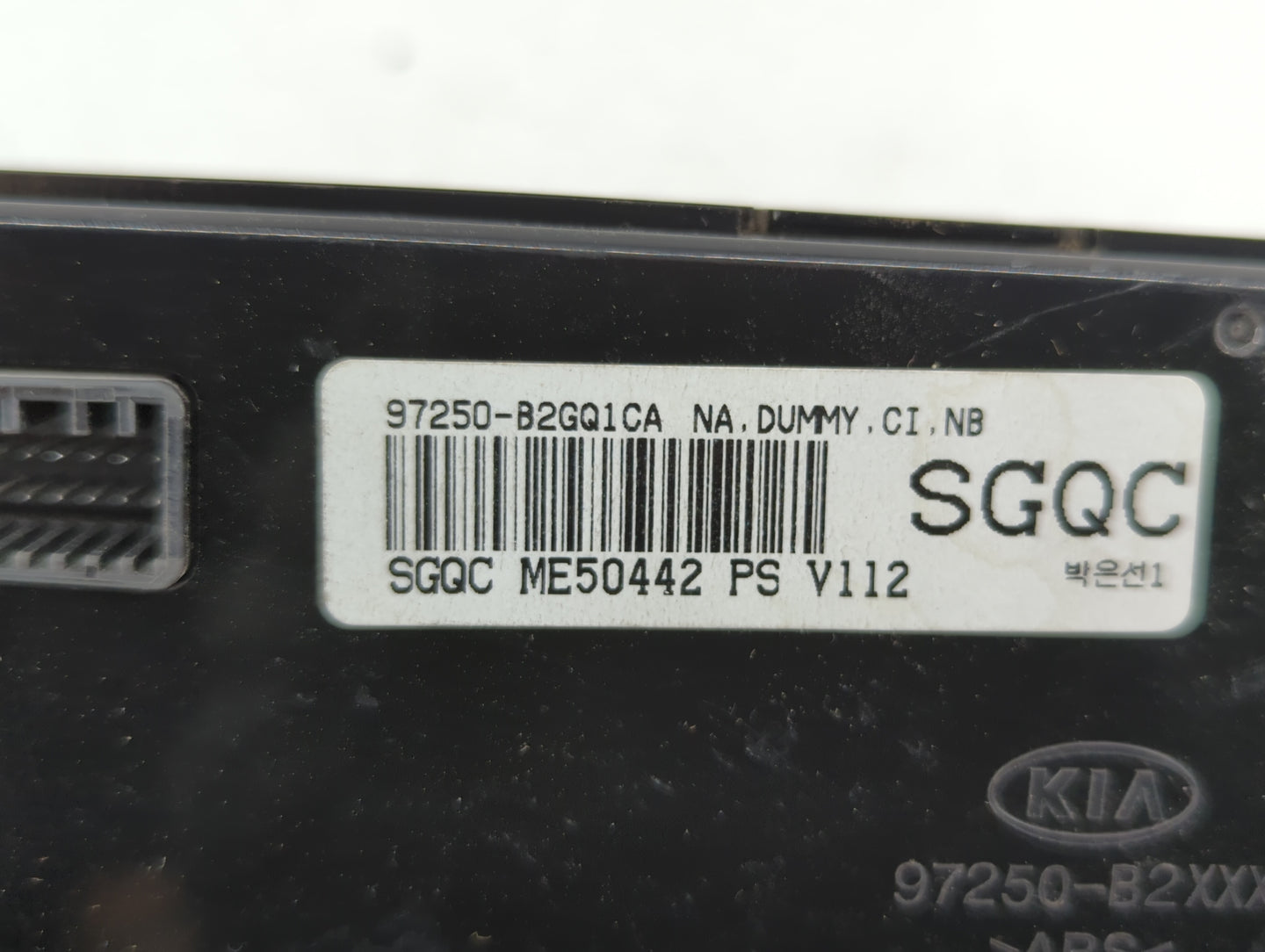 2017-2019 Kia Soul Climate Control Module Temperature AC/Heater Replacement P/N:97250-B2DQ1CA 97250-B2GQ1CA Fits OEM Used Au