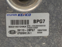 2017-2019 Kia Soul PCM Engine Control Computer ECU ECM PCU OEM P/N:39110-2BPG7 Fits Fits 2017 2018 2019 OEM Used Auto Parts 